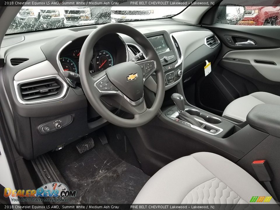 2018 Chevrolet Equinox LS AWD Summit White / Medium Ash Gray Photo #7