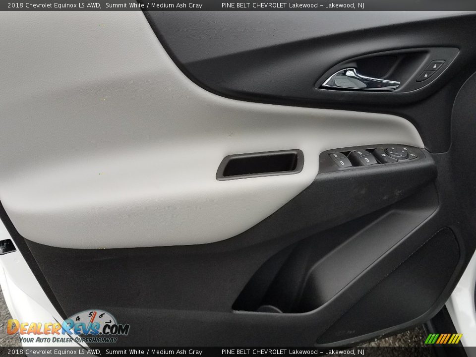 2018 Chevrolet Equinox LS AWD Summit White / Medium Ash Gray Photo #8