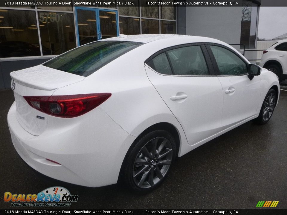 2018 Mazda MAZDA3 Touring 4 Door Snowflake White Pearl Mica / Black Photo #2