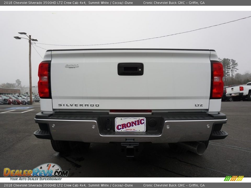 2018 Chevrolet Silverado 3500HD LTZ Crew Cab 4x4 Summit White / Cocoa/­Dune Photo #14