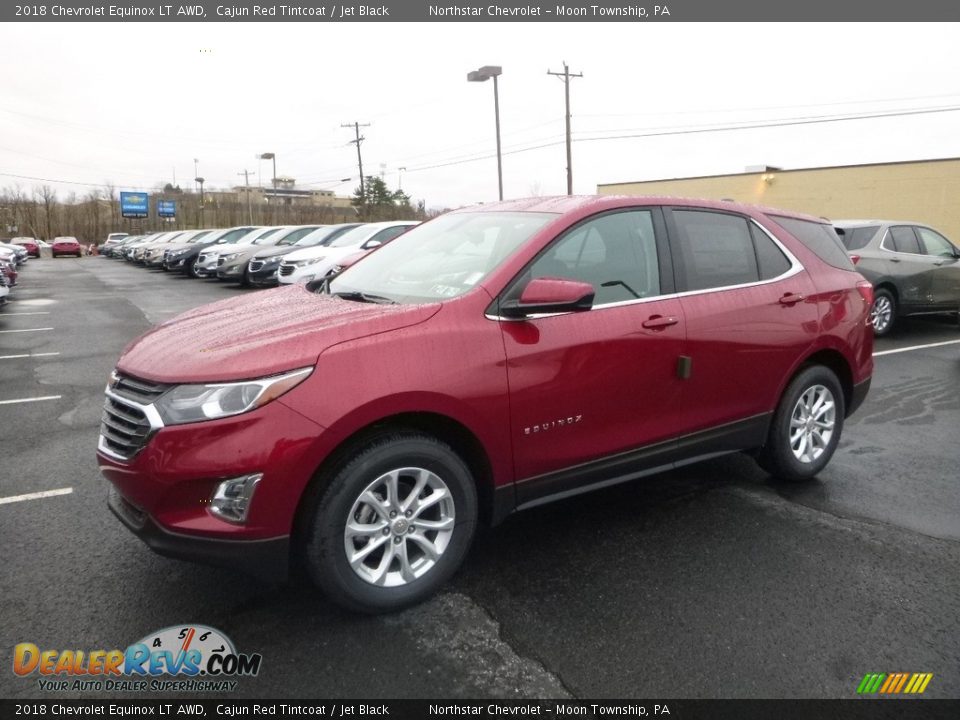 2018 Chevrolet Equinox LT AWD Cajun Red Tintcoat / Jet Black Photo #1