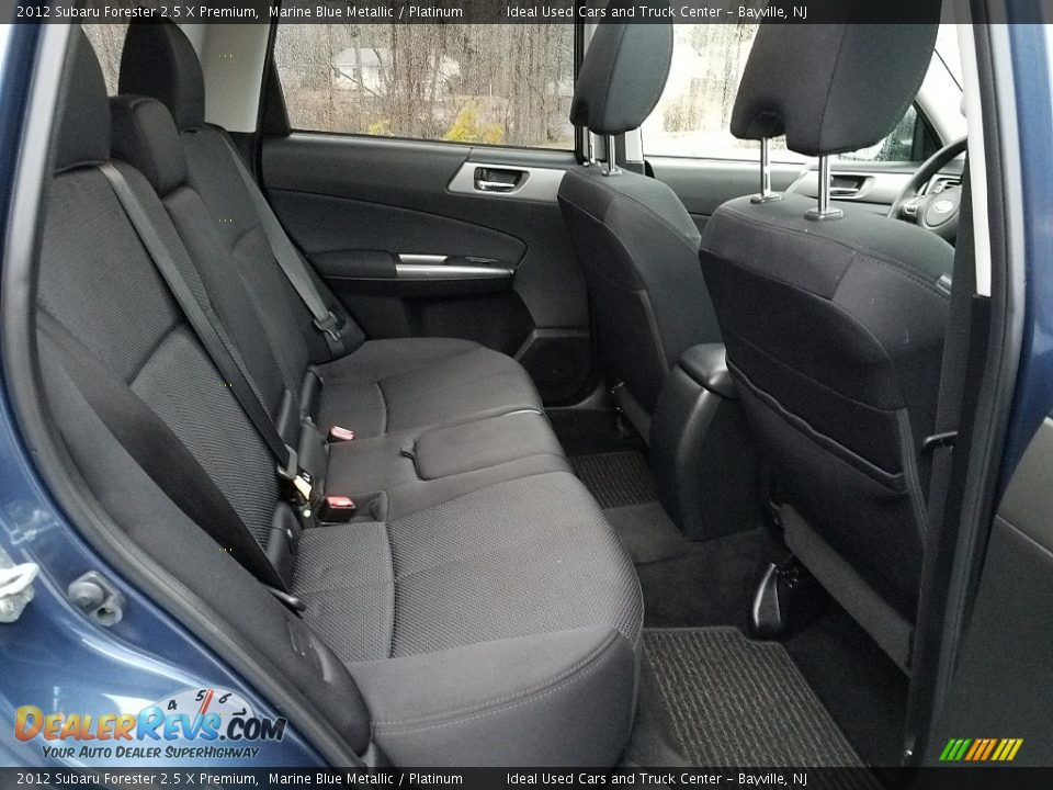 2012 Subaru Forester 2.5 X Premium Marine Blue Metallic / Platinum Photo #2