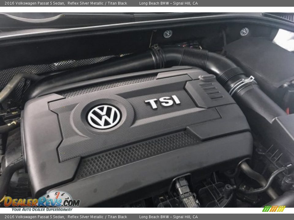 2016 Volkswagen Passat S Sedan Reflex Silver Metallic / Titan Black Photo #25