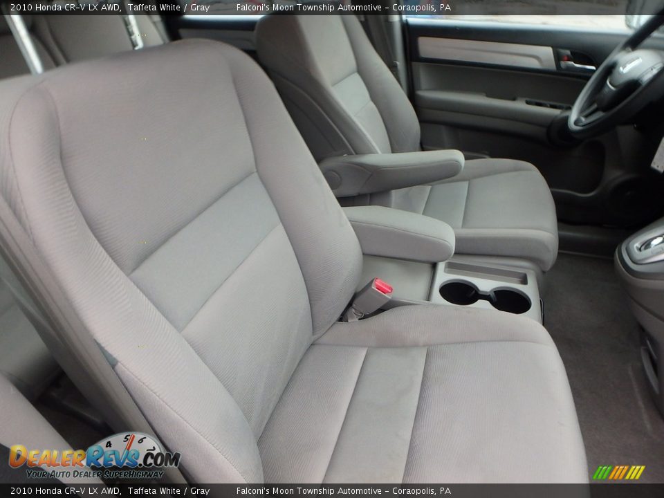 2010 Honda CR-V LX AWD Taffeta White / Gray Photo #10