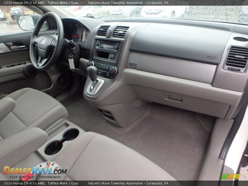 2010 Honda CR-V LX AWD Taffeta White / Gray Photo #11