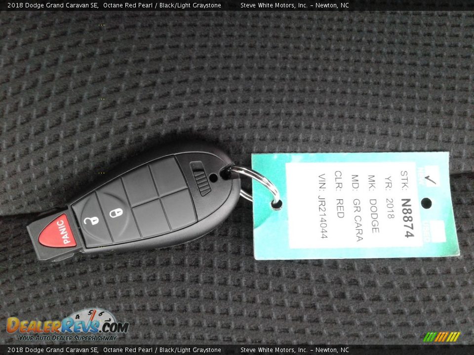 2018 Dodge Grand Caravan SE Octane Red Pearl / Black/Light Graystone Photo #31