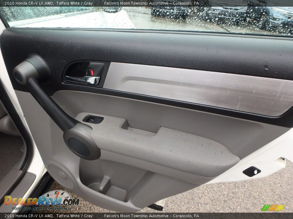 2010 Honda CR-V LX AWD Taffeta White / Gray Photo #14