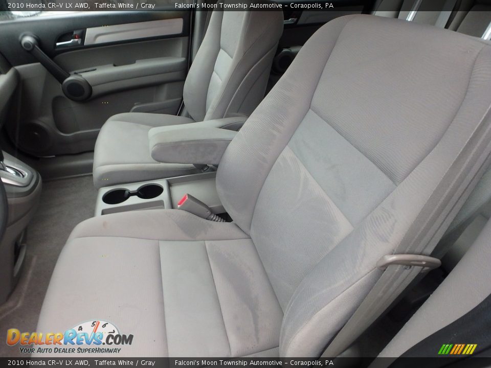 2010 Honda CR-V LX AWD Taffeta White / Gray Photo #15
