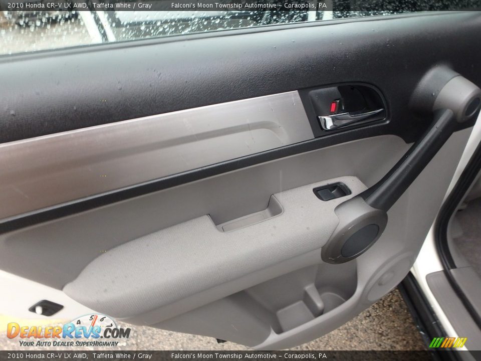 2010 Honda CR-V LX AWD Taffeta White / Gray Photo #18