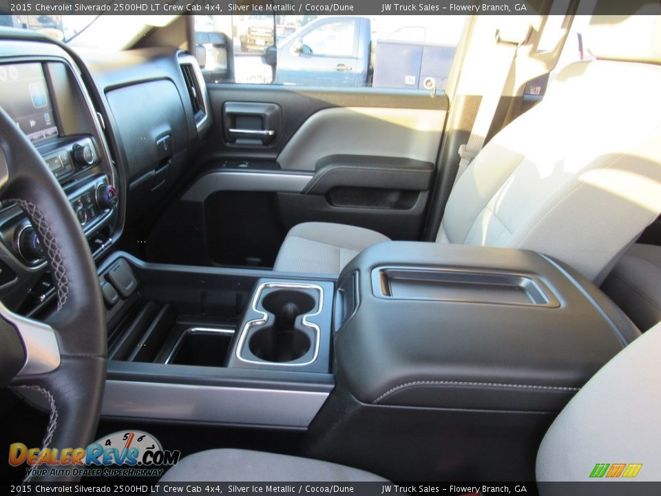 2015 Chevrolet Silverado 2500HD LT Crew Cab 4x4 Silver Ice Metallic / Cocoa/Dune Photo #23