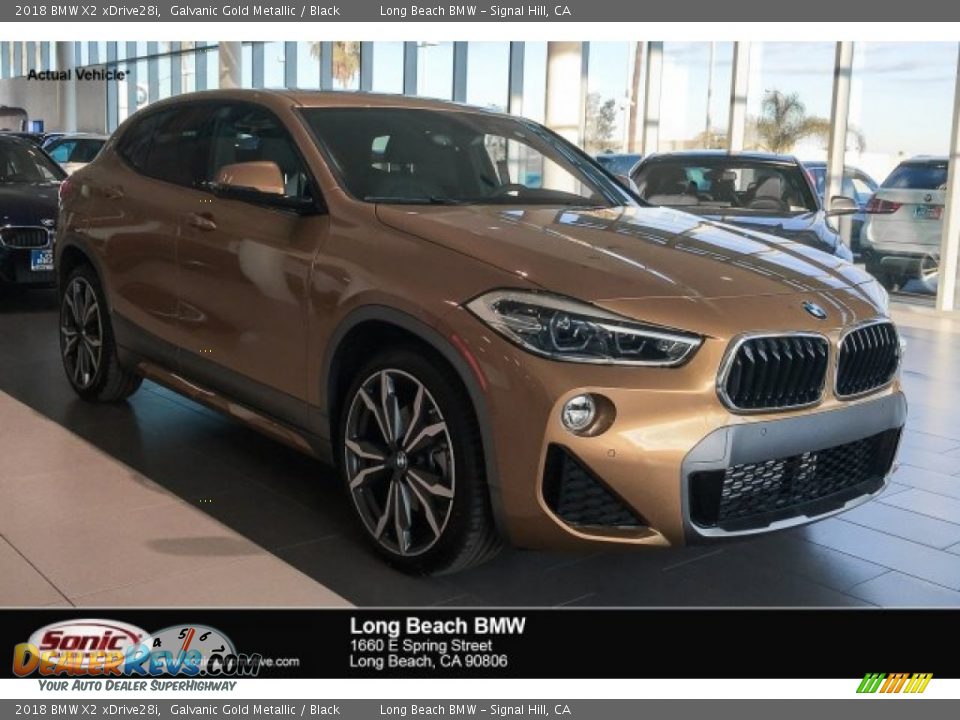 2018 BMW X2 xDrive28i Galvanic Gold Metallic / Black Photo #1