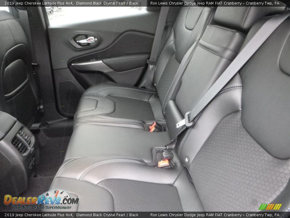 Rear Seat of 2019 Jeep Cherokee Latitude Plus 4x4 Photo #12