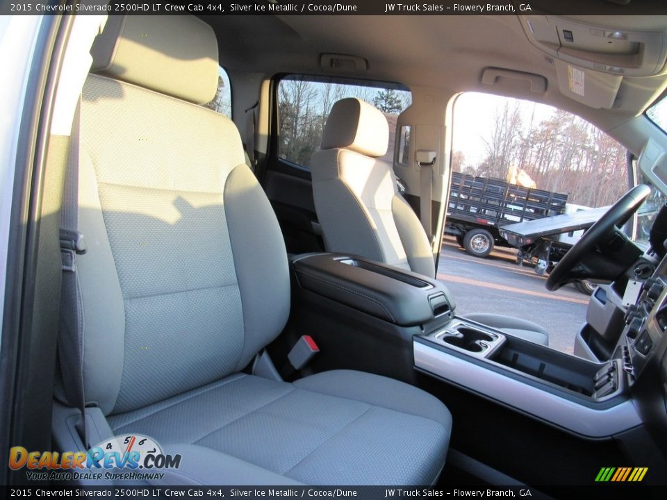 2015 Chevrolet Silverado 2500HD LT Crew Cab 4x4 Silver Ice Metallic / Cocoa/Dune Photo #27