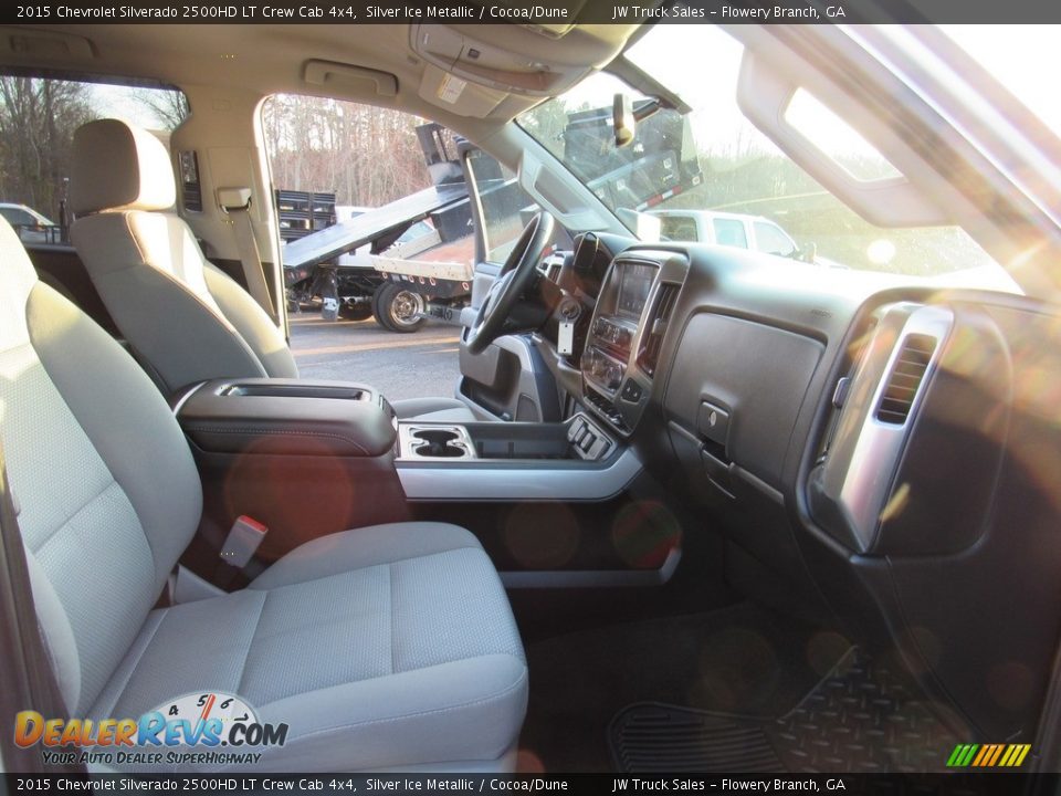 2015 Chevrolet Silverado 2500HD LT Crew Cab 4x4 Silver Ice Metallic / Cocoa/Dune Photo #28