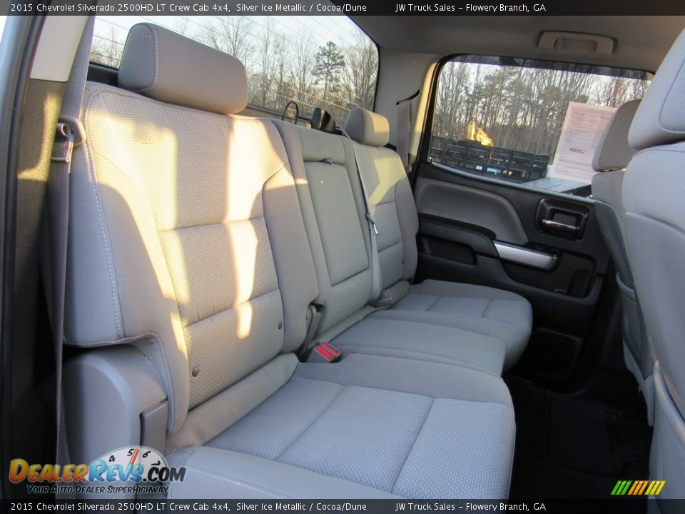 2015 Chevrolet Silverado 2500HD LT Crew Cab 4x4 Silver Ice Metallic / Cocoa/Dune Photo #32