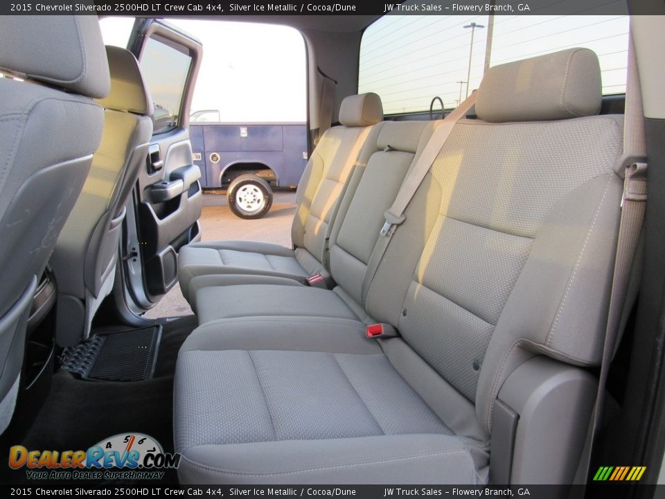 2015 Chevrolet Silverado 2500HD LT Crew Cab 4x4 Silver Ice Metallic / Cocoa/Dune Photo #36