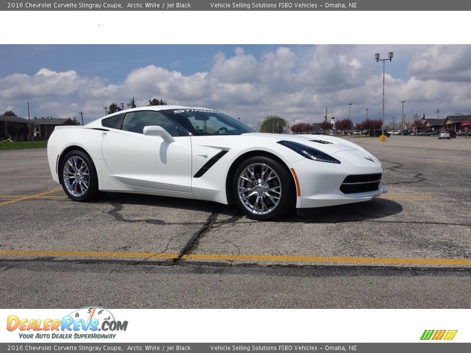 2016 Chevrolet Corvette Stingray Coupe Arctic White / Jet Black Photo #1