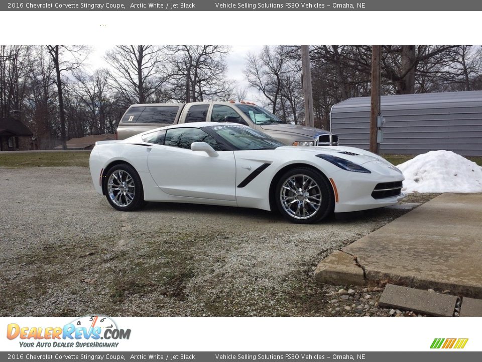 2016 Chevrolet Corvette Stingray Coupe Arctic White / Jet Black Photo #8