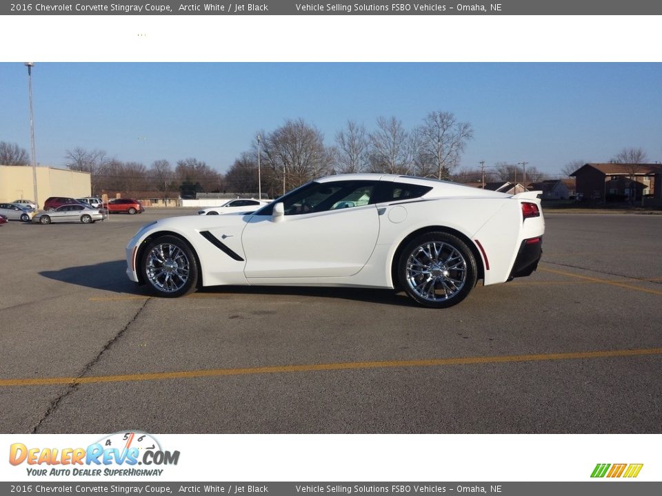 2016 Chevrolet Corvette Stingray Coupe Arctic White / Jet Black Photo #9