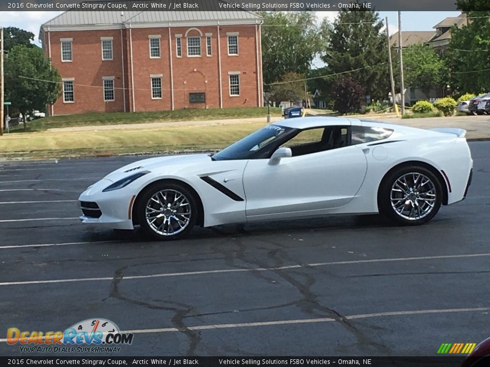 2016 Chevrolet Corvette Stingray Coupe Arctic White / Jet Black Photo #12