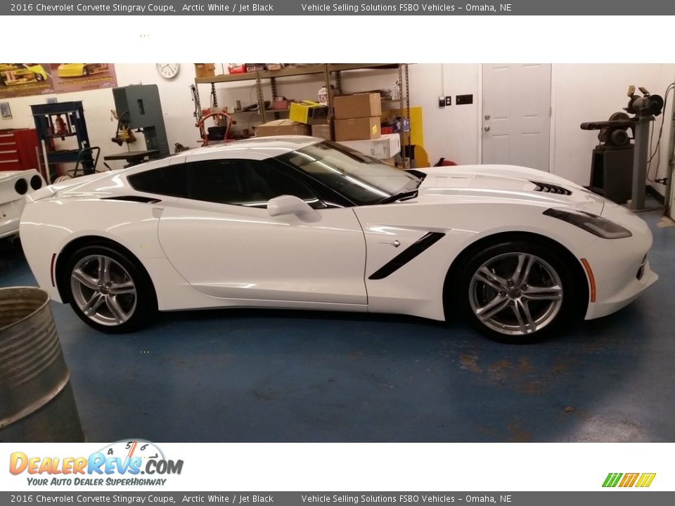 2016 Chevrolet Corvette Stingray Coupe Arctic White / Jet Black Photo #13