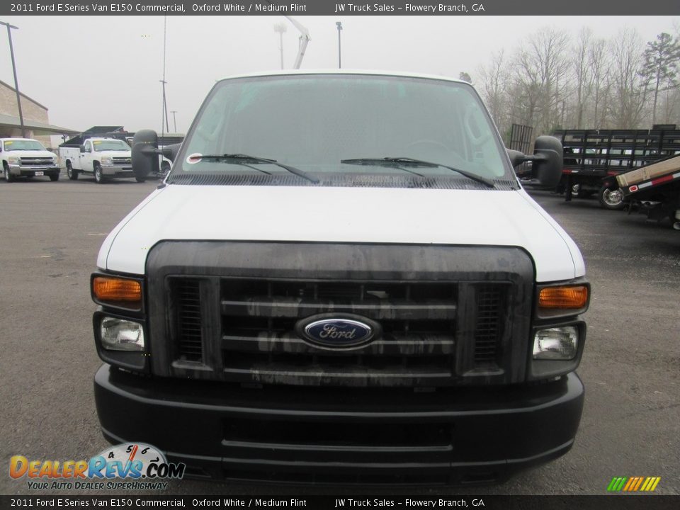 2011 Ford E Series Van E150 Commercial Oxford White / Medium Flint Photo #8