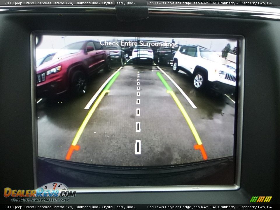 2018 Jeep Grand Cherokee Laredo 4x4 Diamond Black Crystal Pearl / Black Photo #19