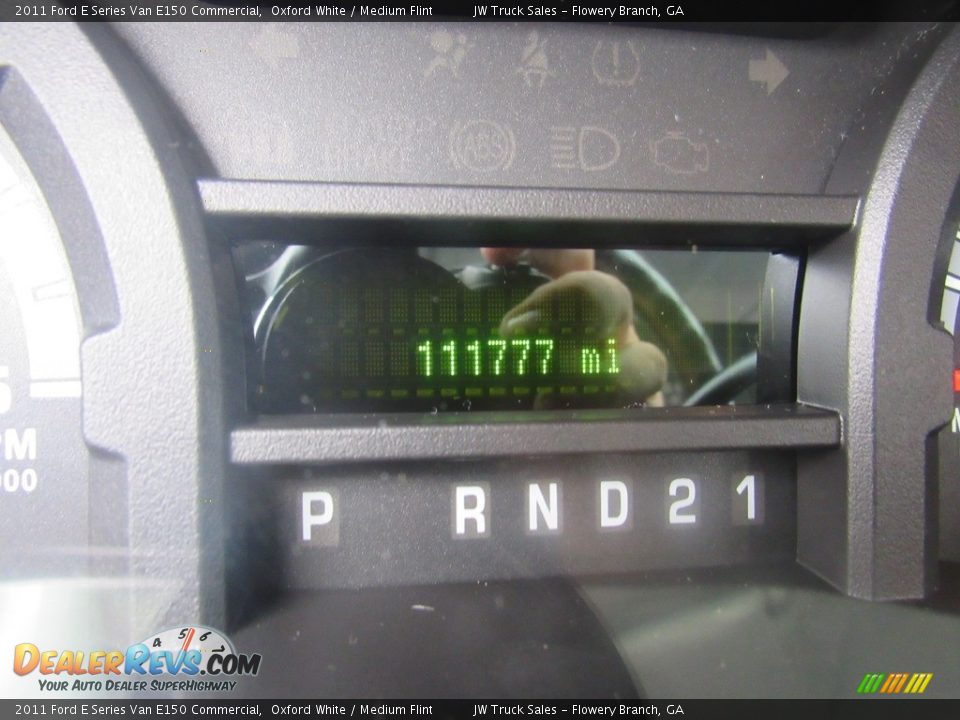 2011 Ford E Series Van E150 Commercial Oxford White / Medium Flint Photo #27