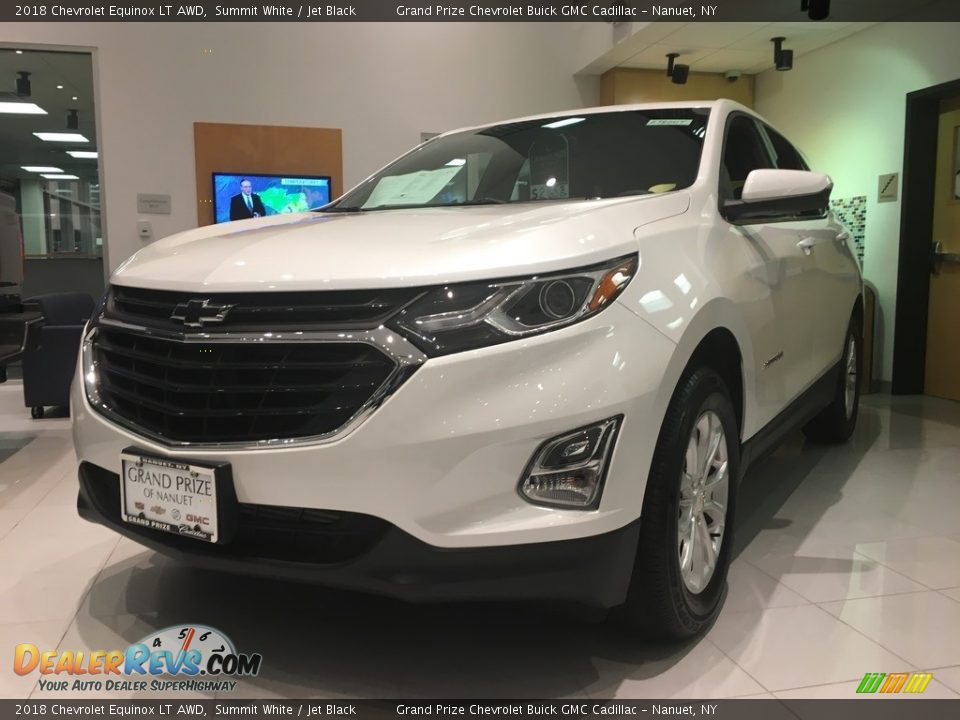 2018 Chevrolet Equinox LT AWD Summit White / Jet Black Photo #2