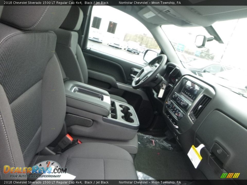 2018 Chevrolet Silverado 1500 LT Regular Cab 4x4 Black / Jet Black Photo #11