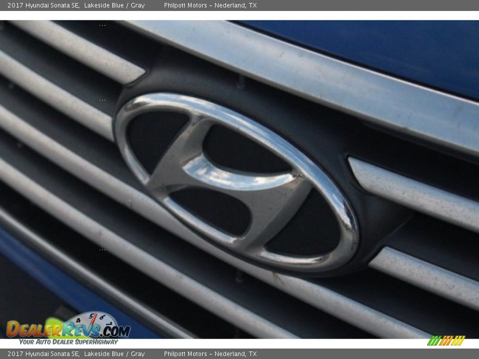 2017 Hyundai Sonata SE Lakeside Blue / Gray Photo #4