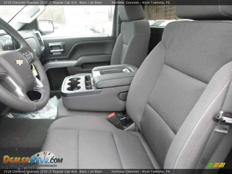 2018 Chevrolet Silverado 1500 LT Regular Cab 4x4 Black / Jet Black Photo #16