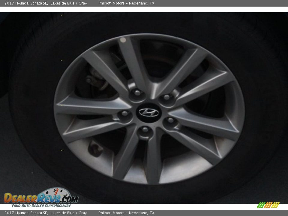 2017 Hyundai Sonata SE Lakeside Blue / Gray Photo #12