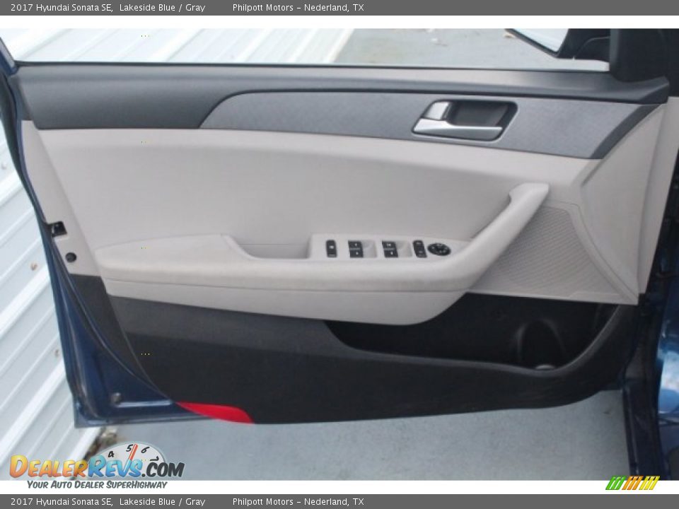 2017 Hyundai Sonata SE Lakeside Blue / Gray Photo #14