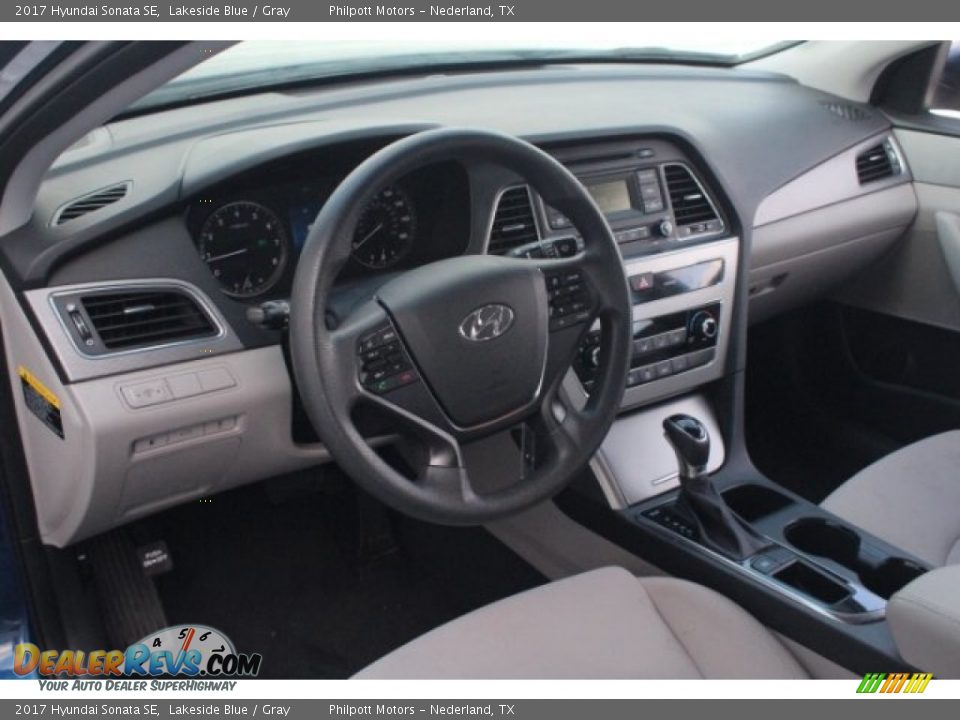 2017 Hyundai Sonata SE Lakeside Blue / Gray Photo #15