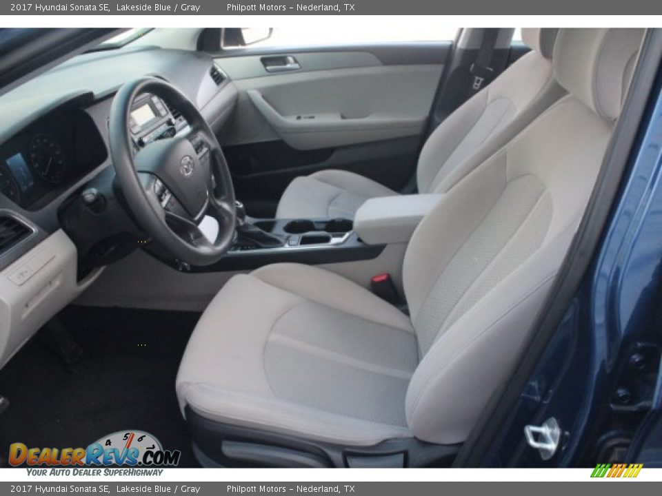 2017 Hyundai Sonata SE Lakeside Blue / Gray Photo #16