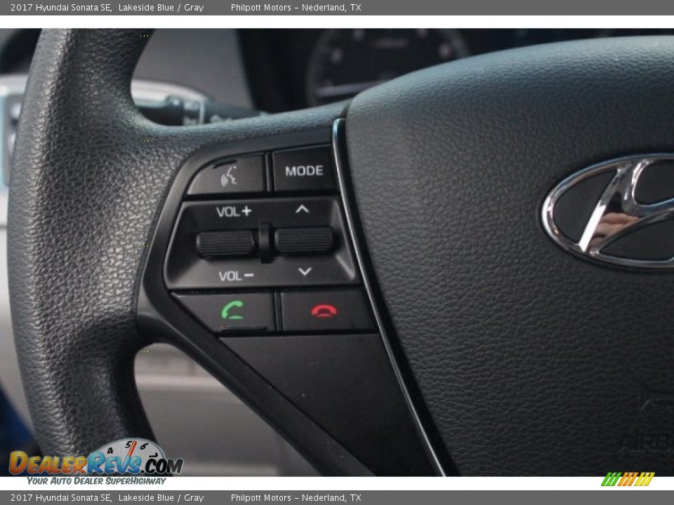 2017 Hyundai Sonata SE Lakeside Blue / Gray Photo #20