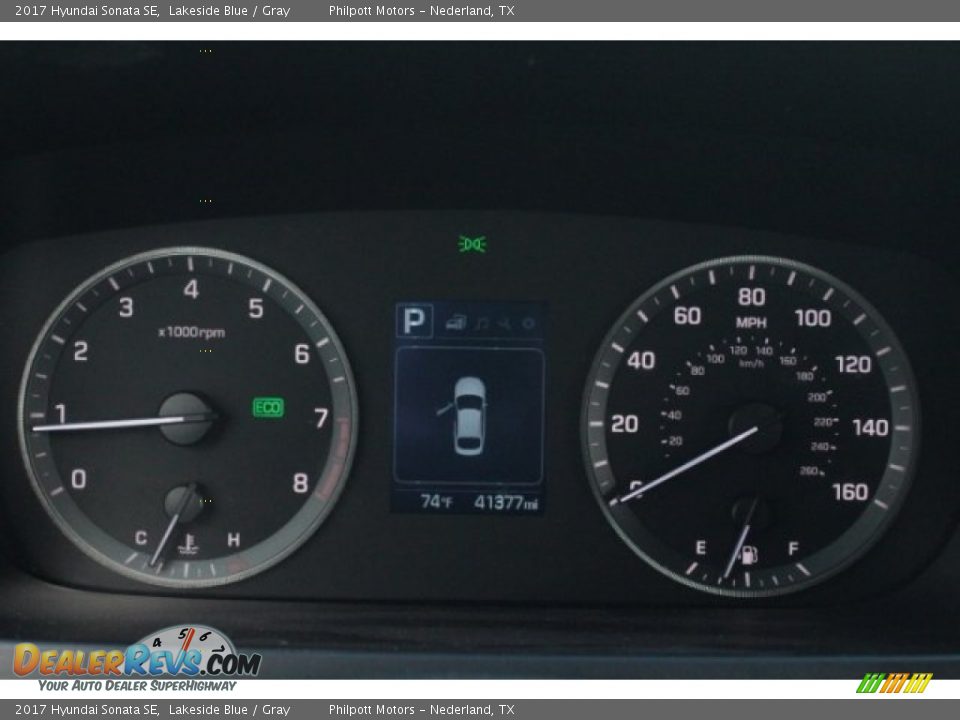 2017 Hyundai Sonata SE Lakeside Blue / Gray Photo #22