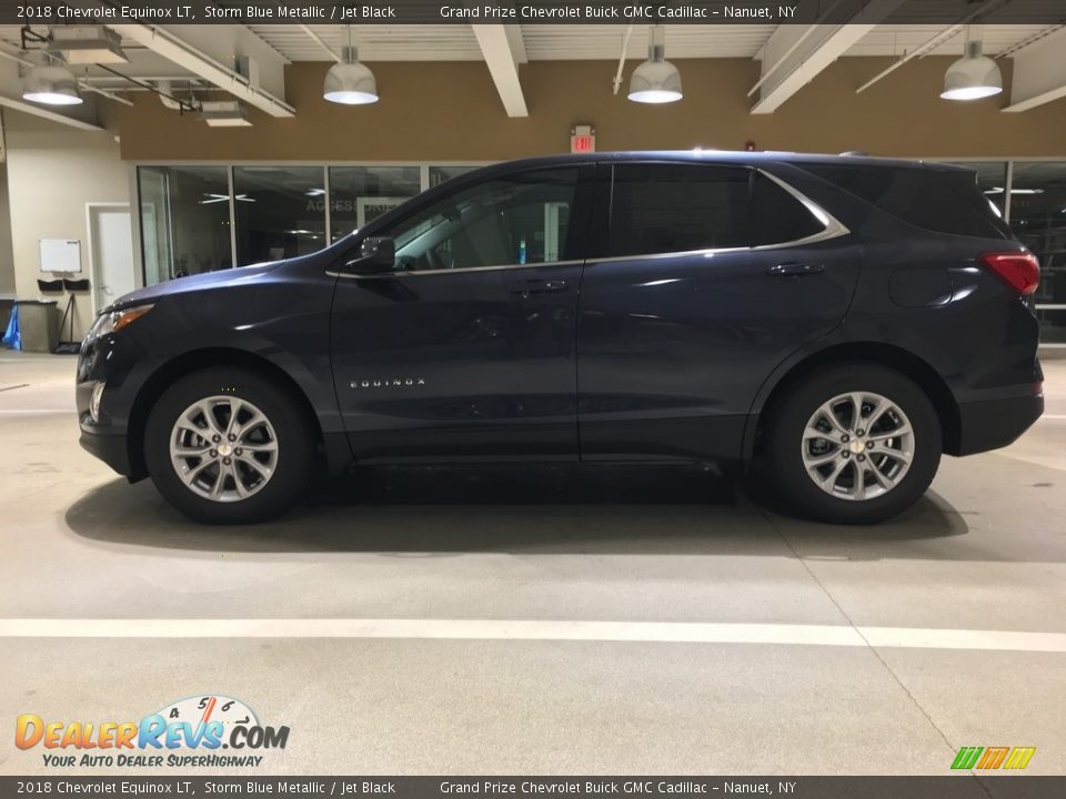 2018 Chevrolet Equinox LT Storm Blue Metallic / Jet Black Photo #3