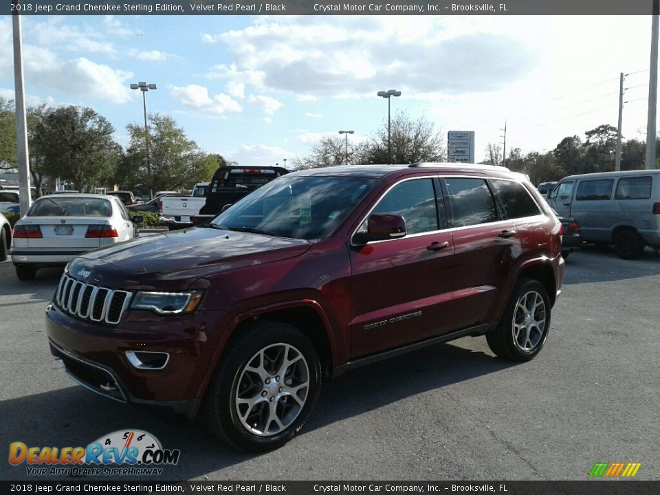 2018 Jeep Grand Cherokee Sterling Edition Velvet Red Pearl / Black Photo #1