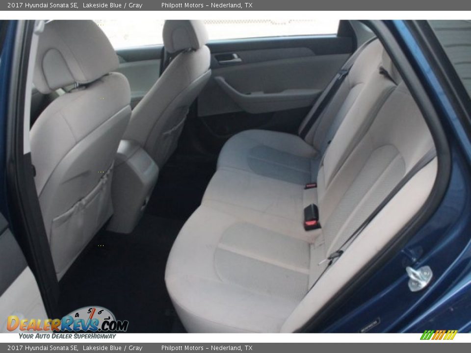 2017 Hyundai Sonata SE Lakeside Blue / Gray Photo #26