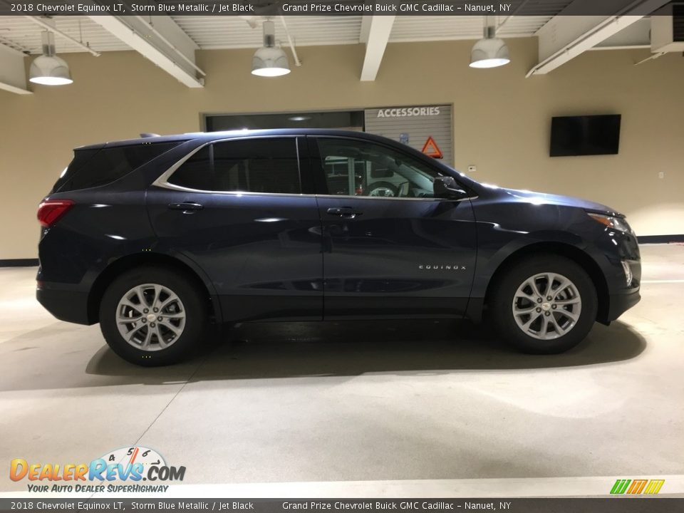2018 Chevrolet Equinox LT Storm Blue Metallic / Jet Black Photo #7