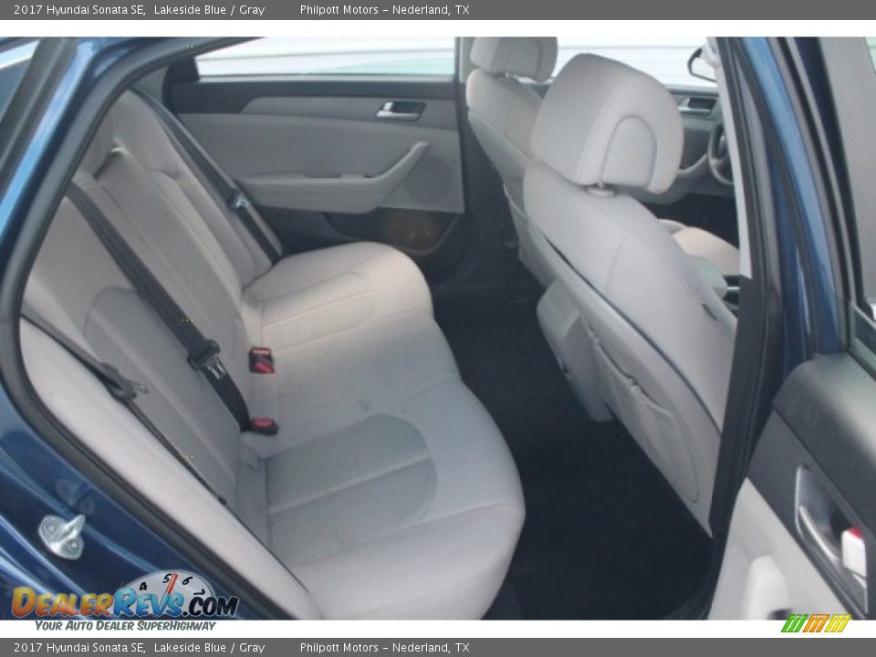 2017 Hyundai Sonata SE Lakeside Blue / Gray Photo #31