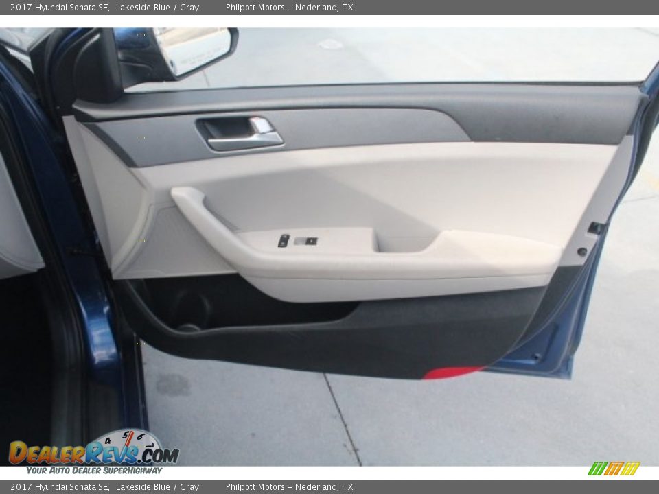 2017 Hyundai Sonata SE Lakeside Blue / Gray Photo #32