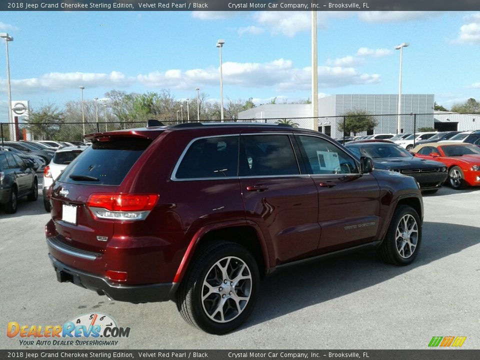 2018 Jeep Grand Cherokee Sterling Edition Velvet Red Pearl / Black Photo #5