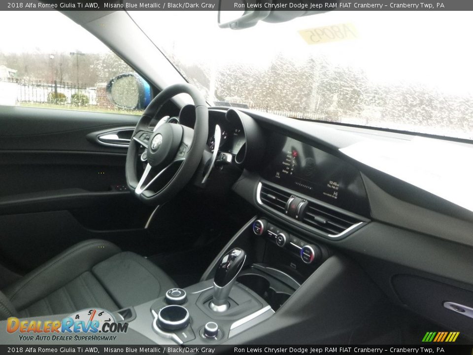 2018 Alfa Romeo Giulia Ti AWD Misano Blue Metallic / Black/Dark Gray Photo #15