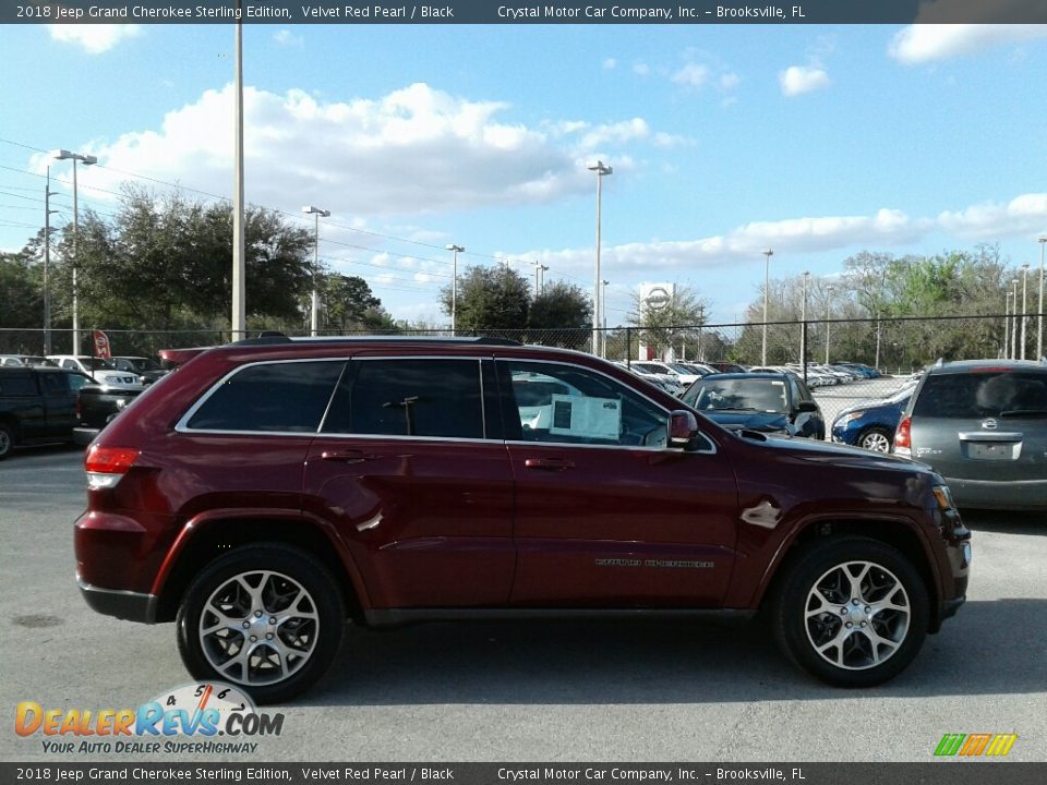 2018 Jeep Grand Cherokee Sterling Edition Velvet Red Pearl / Black Photo #6