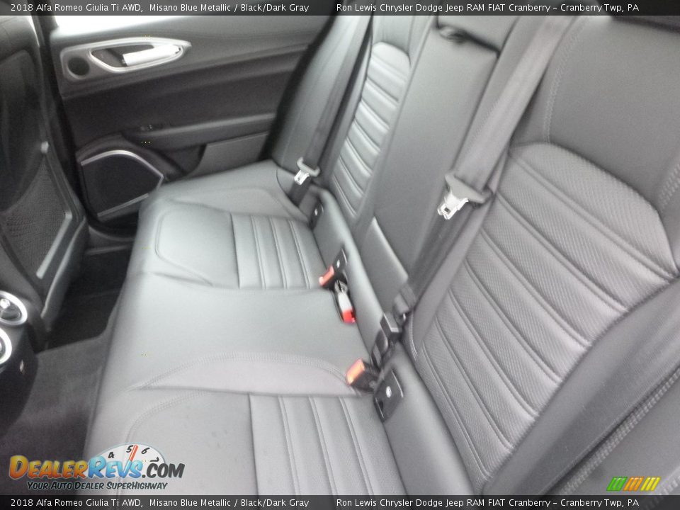 2018 Alfa Romeo Giulia Ti AWD Misano Blue Metallic / Black/Dark Gray Photo #16
