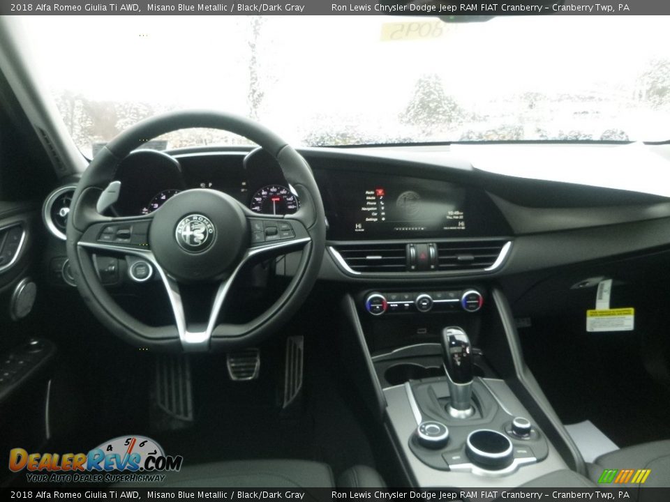 Dashboard of 2018 Alfa Romeo Giulia Ti AWD Photo #18