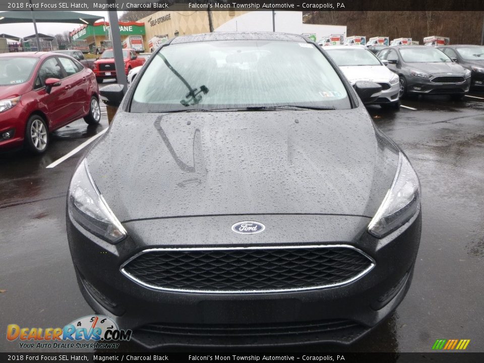 2018 Ford Focus SEL Hatch Magnetic / Charcoal Black Photo #4